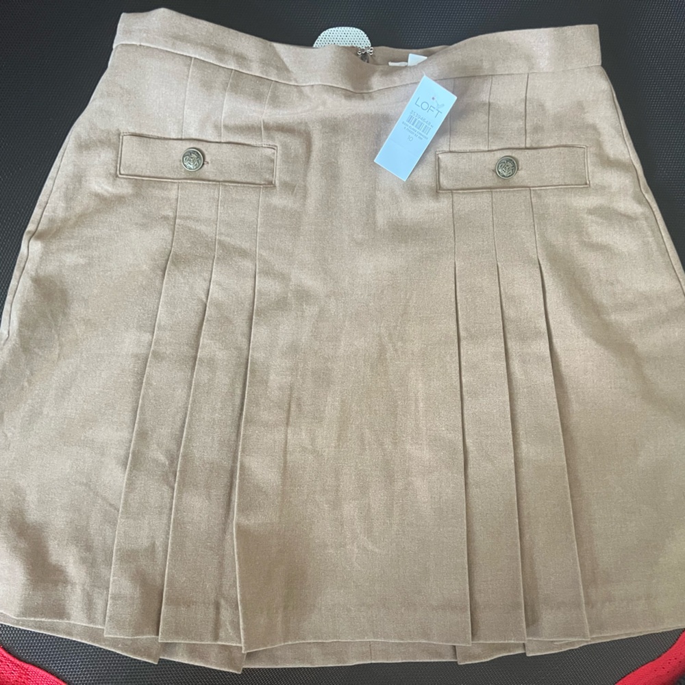 LOFT Camel Brown Skirt